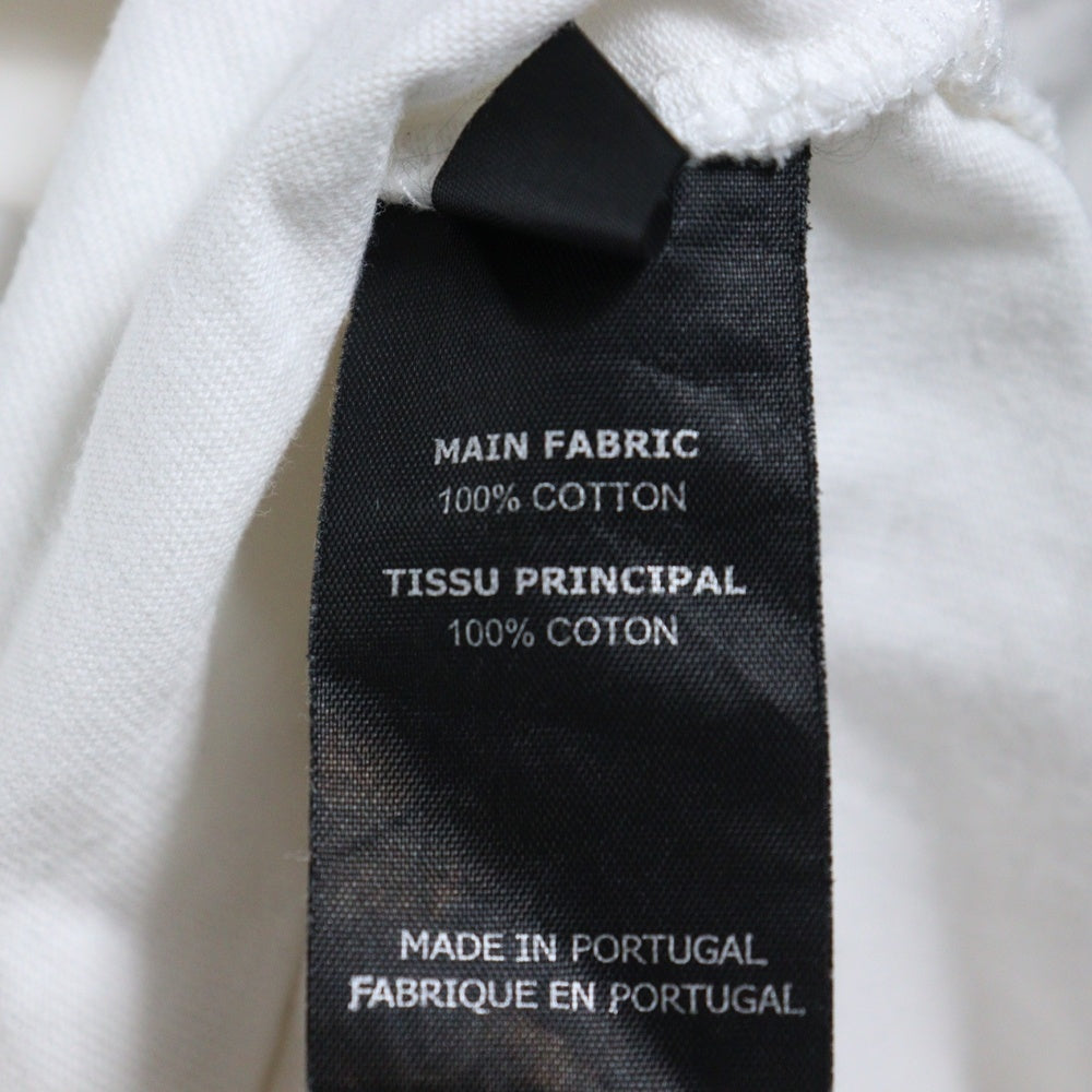 VETEMENTS(ヴェトモン) 18SS Side slit Tee WSS18TR8 サイドスリット フロントプリント 半袖Tシャツ カットソー ホワイト