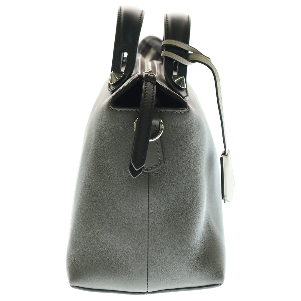 FENDI(フェンディ) バイザウェイ ミディアム 2WAYバッグ ハンドバッグ ショルダーバッグ グレージュ×ブラック シルバー金具 レザー