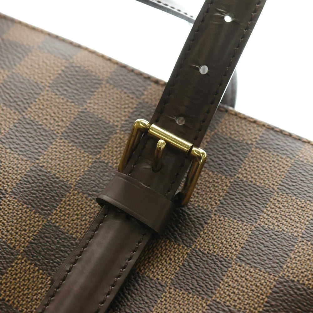 LOUIS VUITTON(ルイヴィトン) チェルシー ダミエ PVC レザー ショルダー トートバッグ ゴールド金具 ブラウン N51119