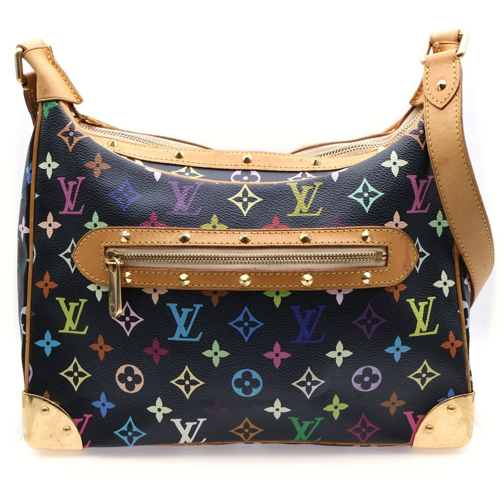 LOUIS VUITTON(ルイヴィトン) モノグラム マルチカラー ブローニュ ショルダーバッグ ブラック PVC×レザー M92638 M92638