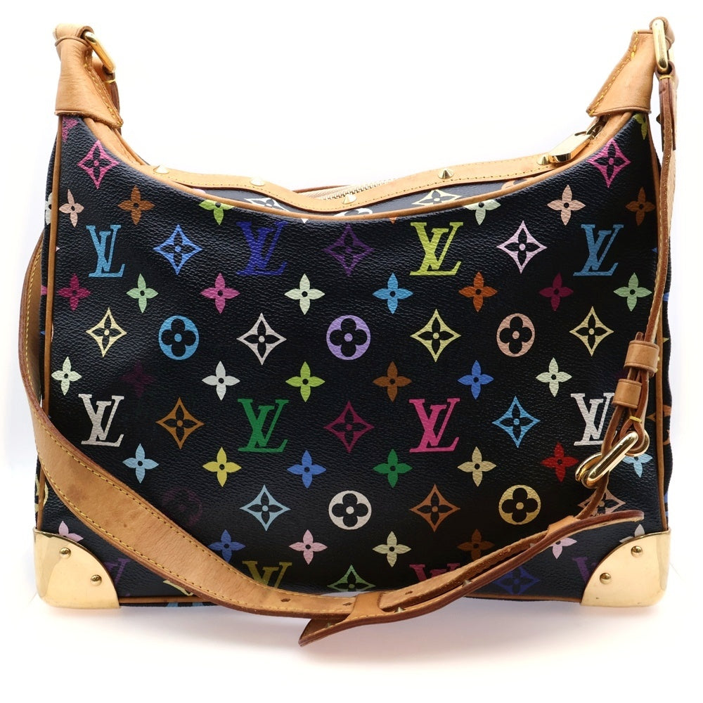 LOUIS VUITTON(ルイヴィトン) モノグラム マルチカラー ブローニュ ショルダーバッグ ブラック PVC×レザー M92638 M92638