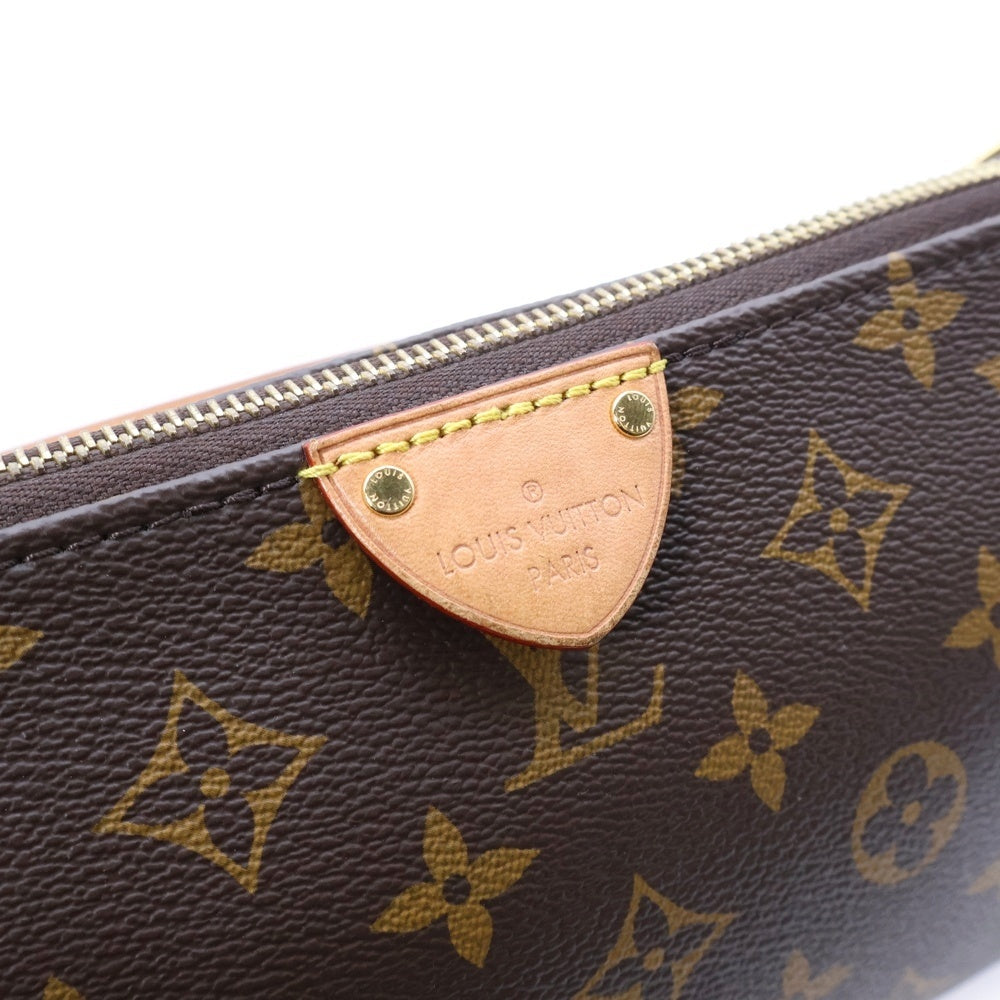 LOUIS VUITTON(ルイヴィトン) モノグラム ポシェット・ティレット MINI 2way ハンドバッグ ブラウン PVC×レザー RFID M12859 M12859 RFID ストラップ・カデナ