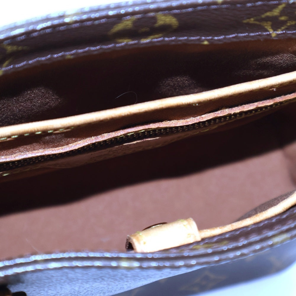 LOUIS VUITTON(ルイヴィトン) モノグラム ヴァヴァンPM ハンドバッグ ブラウン PVC×レザー M51172 SR0033 なし