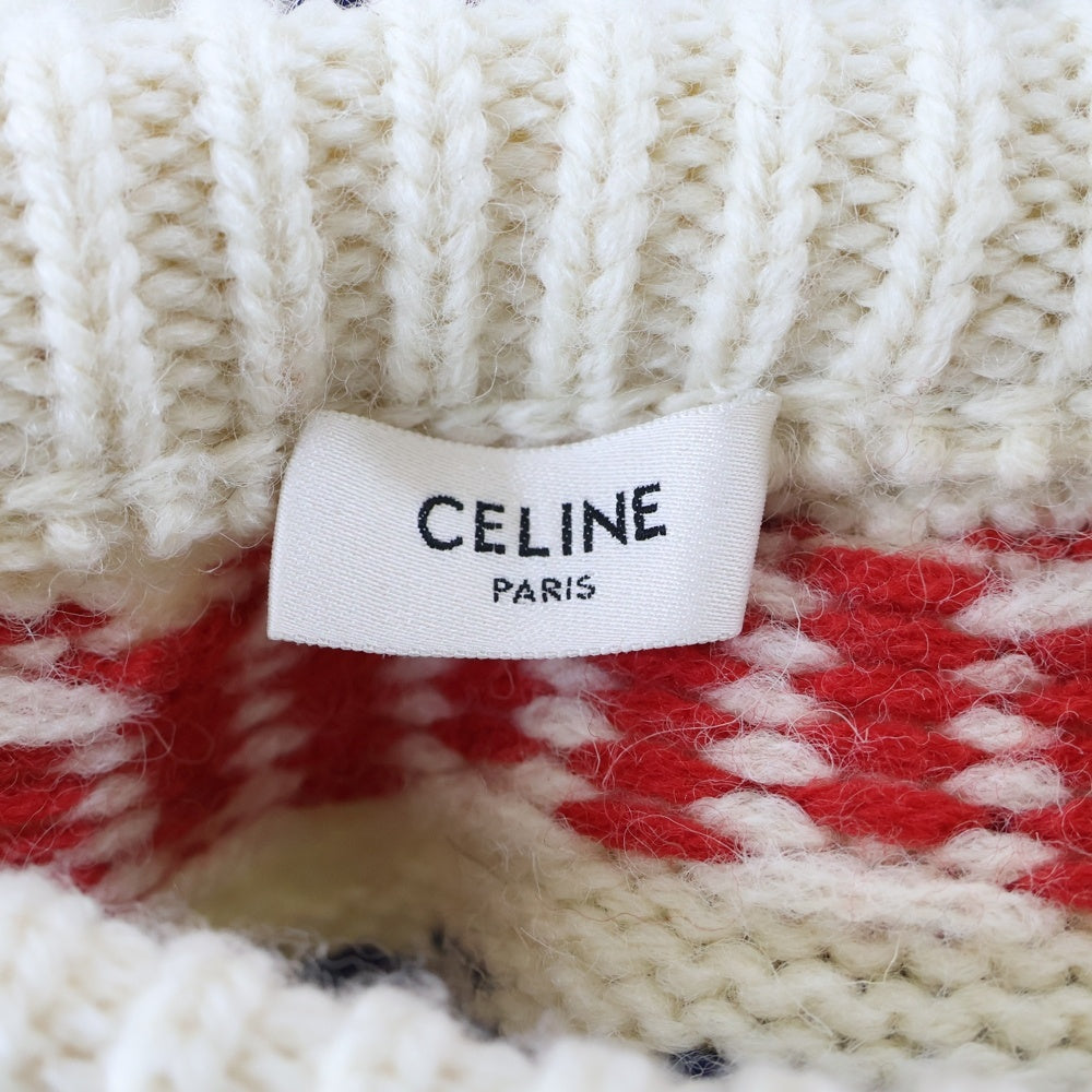 CELINE(セリーヌ) 21AW オーバーサイズ シェットランド ウール クルー