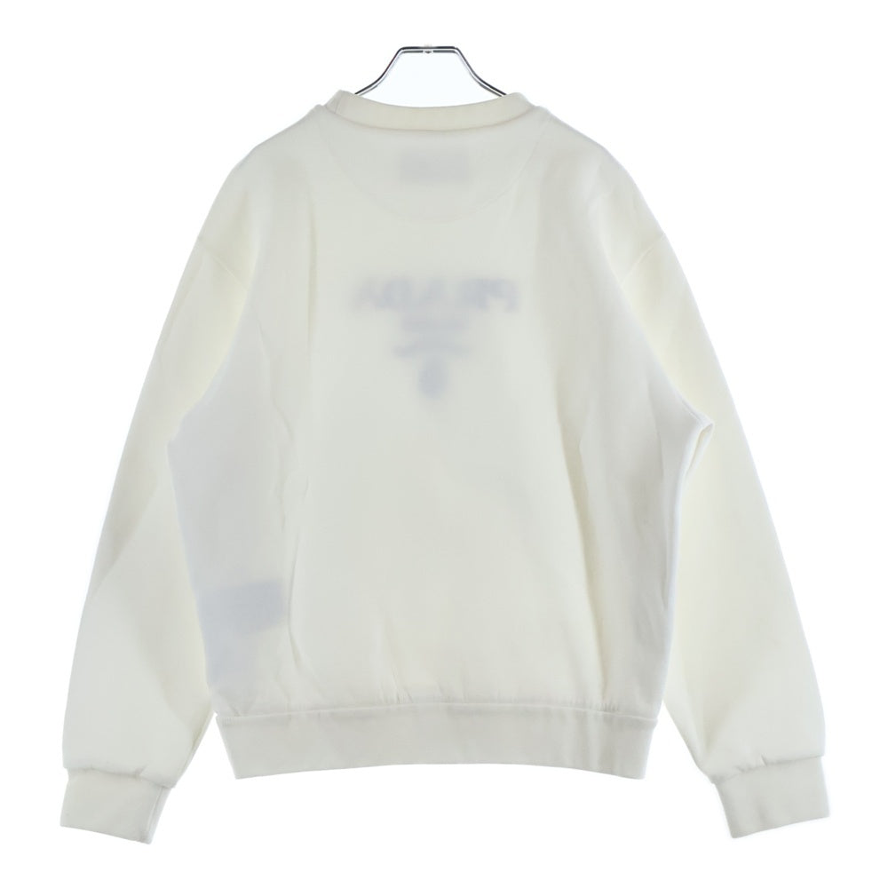 プラダ　スウェット/トレーナー 　Lサイズ　ホワイト ホワイト（白）系 PRADA(プラダ) スウェット・トレーナー(メンズ