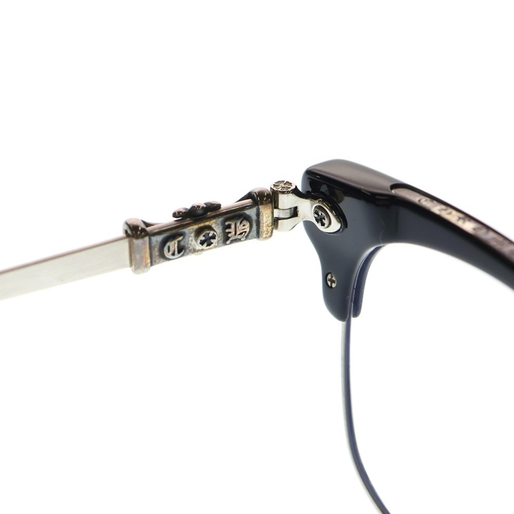 CHROME HEARTS(クロムハーツ) BONENNOISSEUR 2 CHクロステンプル ウェリントンサングラス 眼鏡 アイウェア ブラック