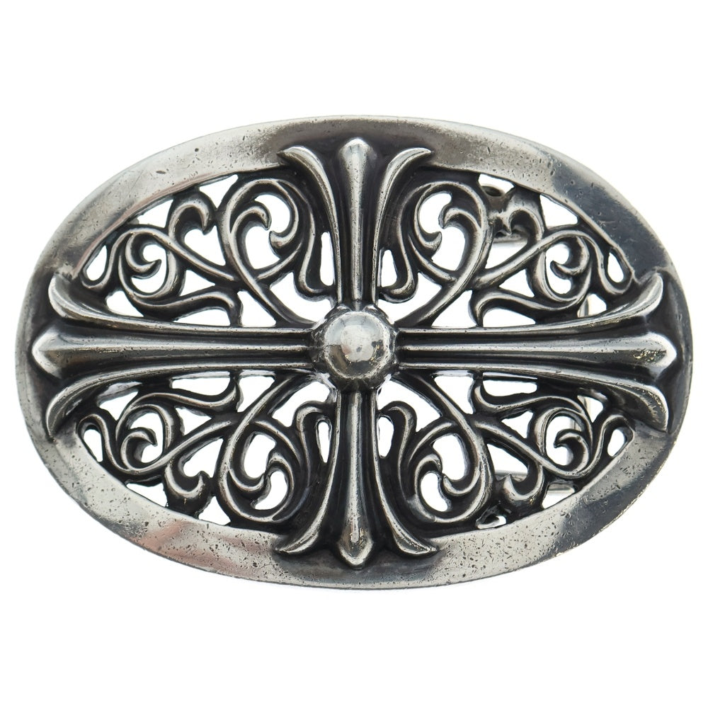 CHROME HEARTS(クロムハーツ) OVAL CROSS STRAP 1.5 ラージクラシックオーバルクロスバックル シルバー BCA359
