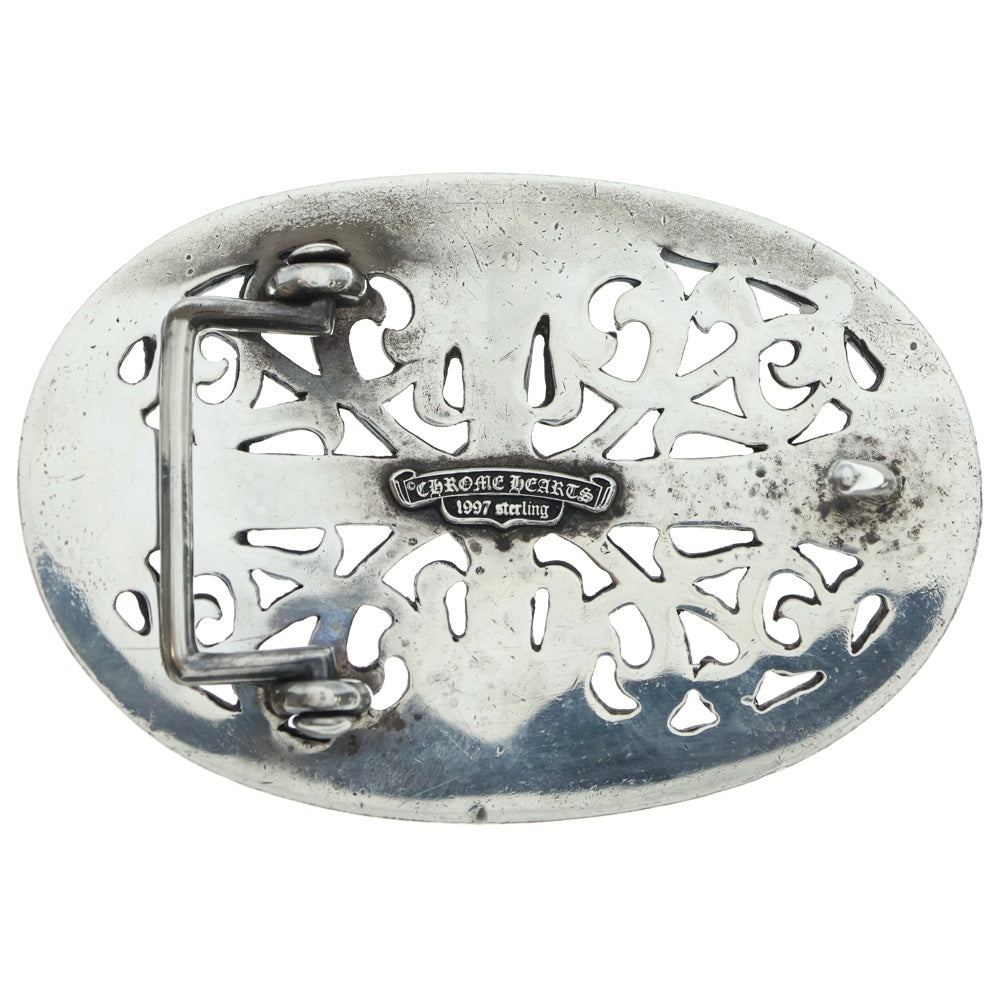 CHROME HEARTS(クロムハーツ) OVAL CROSS STRAP 1.5 ラージクラシックオーバルクロスバックル シルバー BCA359