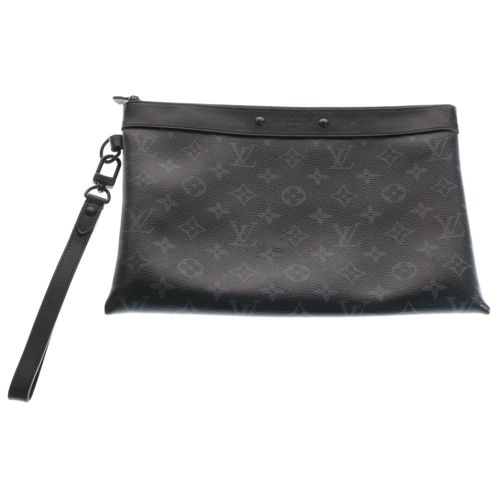 LOUIS VUITTON(ルイヴィトン) モノグラム エクリプス ポシェット トゥ ゴー クラッチバッグ ブラック M81569 RFID