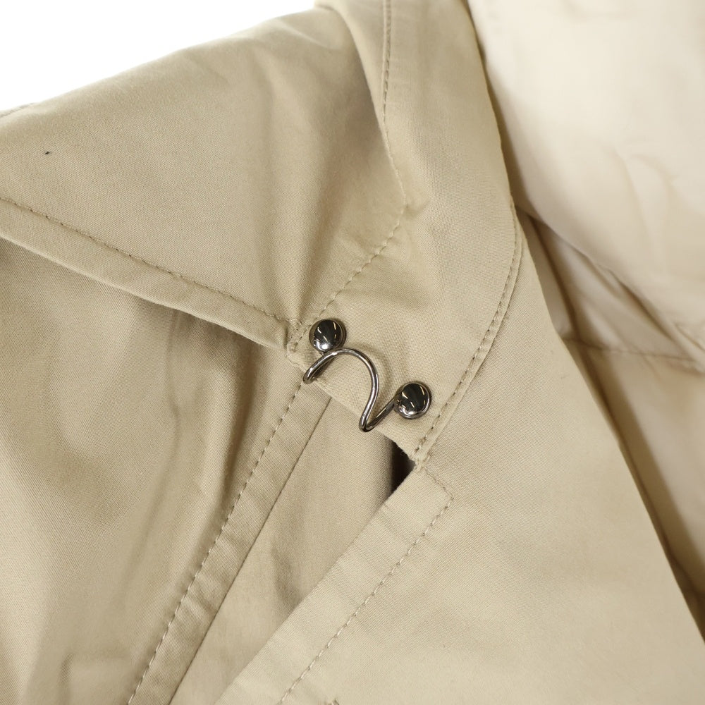 MONCLER(モンクレール) EBIHENS LONG COAT ダウンレイヤード バックプリーツ切り替え ロングトレンチコート ジャケット レディース ベージュ F20931D51980
