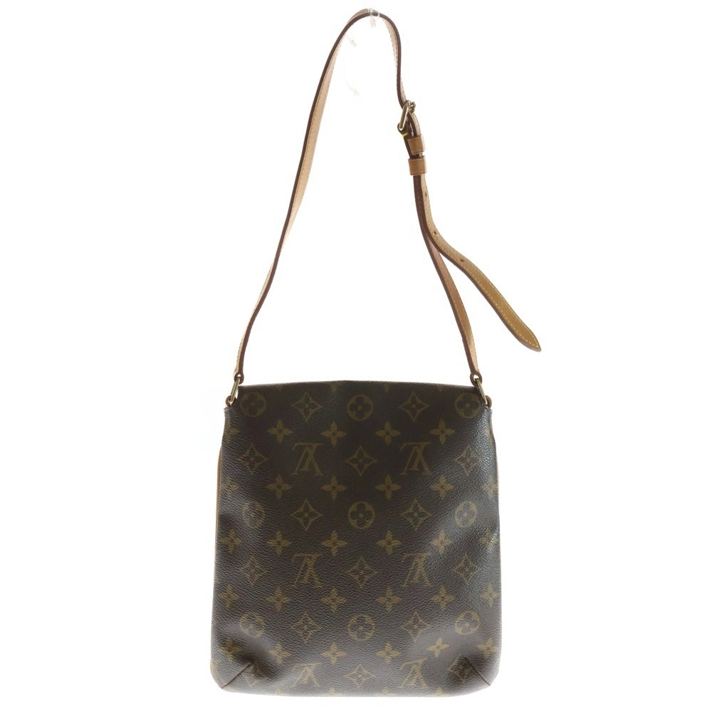 LOUIS VUITTON(ルイヴィトン) モノグラム ミュゼットサルサ PVC レザー ショルダーバッグ ゴールド金具 ブラウン M51258 レディース