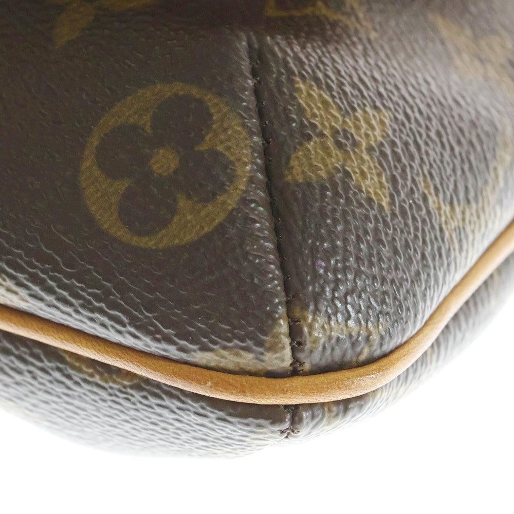 LOUIS VUITTON(ルイヴィトン) モノグラム ミュゼットサルサ PVC レザー ショルダーバッグ ゴールド金具 ブラウン M51258 レディース