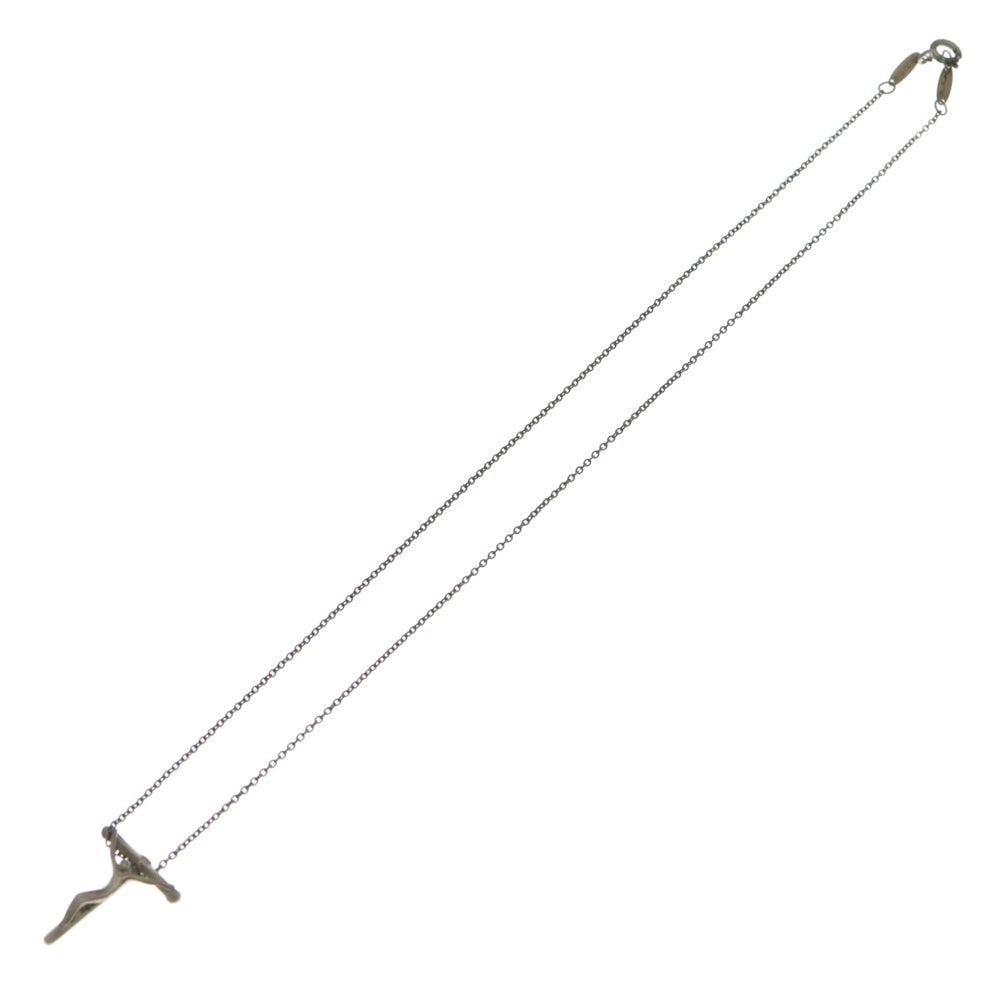 TIFFANY & Co.(ティファニー) エルサペロッティ ロザリオ ネックレス ペンダント チェーン シルバー SV925 2.2g レディース