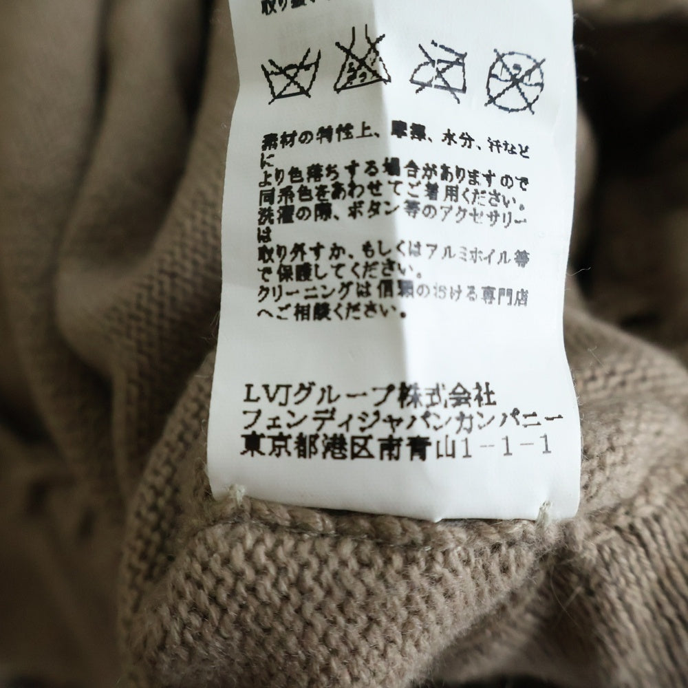 FENDI(フェンディ) カシミアポンチョ レディース FZ7573 ブラウン #40 FZ7573