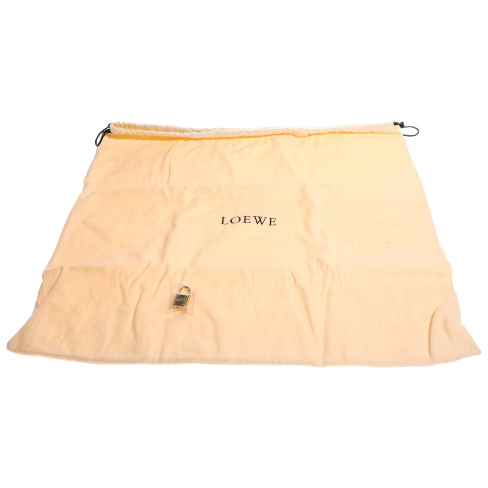 LOEWE(ロエベ) センダバッグ ブラック レザー ハンドバッグ 保存袋・カデナ・鍵 レディース
