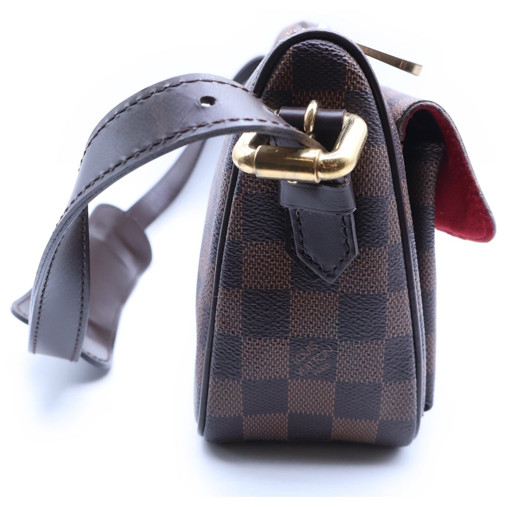 LOUIS VUITTON(ルイヴィトン) ダミエ ラヴェッロGM ショルダーバッグ ブラウン PVCレザー N60006 VI3087 ショルダーストラップ レディース