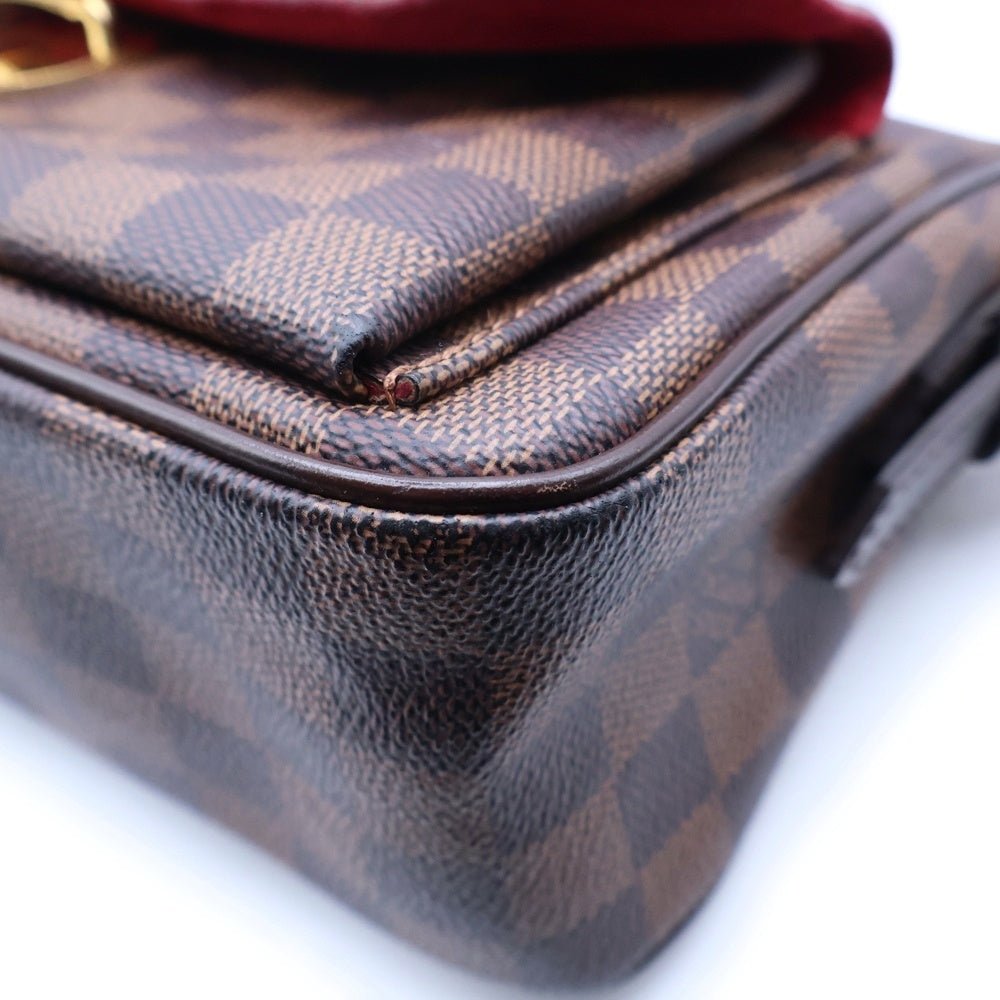 LOUIS VUITTON(ルイヴィトン) ダミエ ラヴェッロGM ショルダーバッグ ブラウン PVCレザー N60006 VI3087 ショルダーストラップ レディース