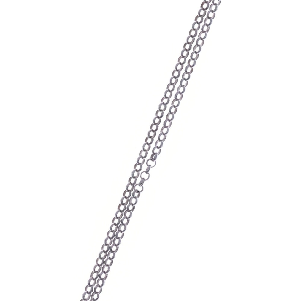 GUCCI(グッチ) アラベスク インターロッキングG ネックレス ペンダント チェーン シルバー Ag925 7.2g レディース