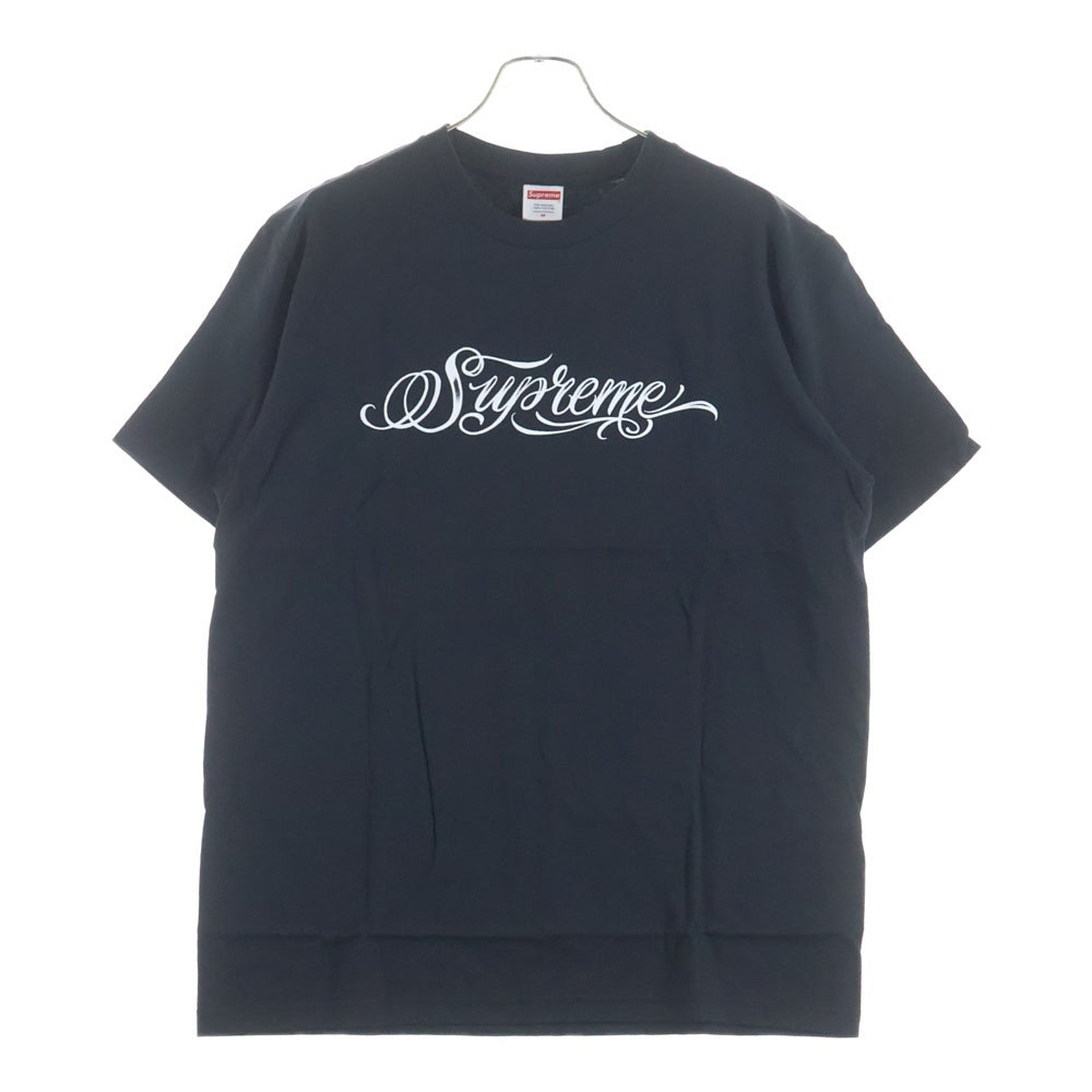 SUPREME(シュプリーム) 24AW Script Tee スクリプト プリント クルーネック 半袖Tシャツ カットソー ブラック