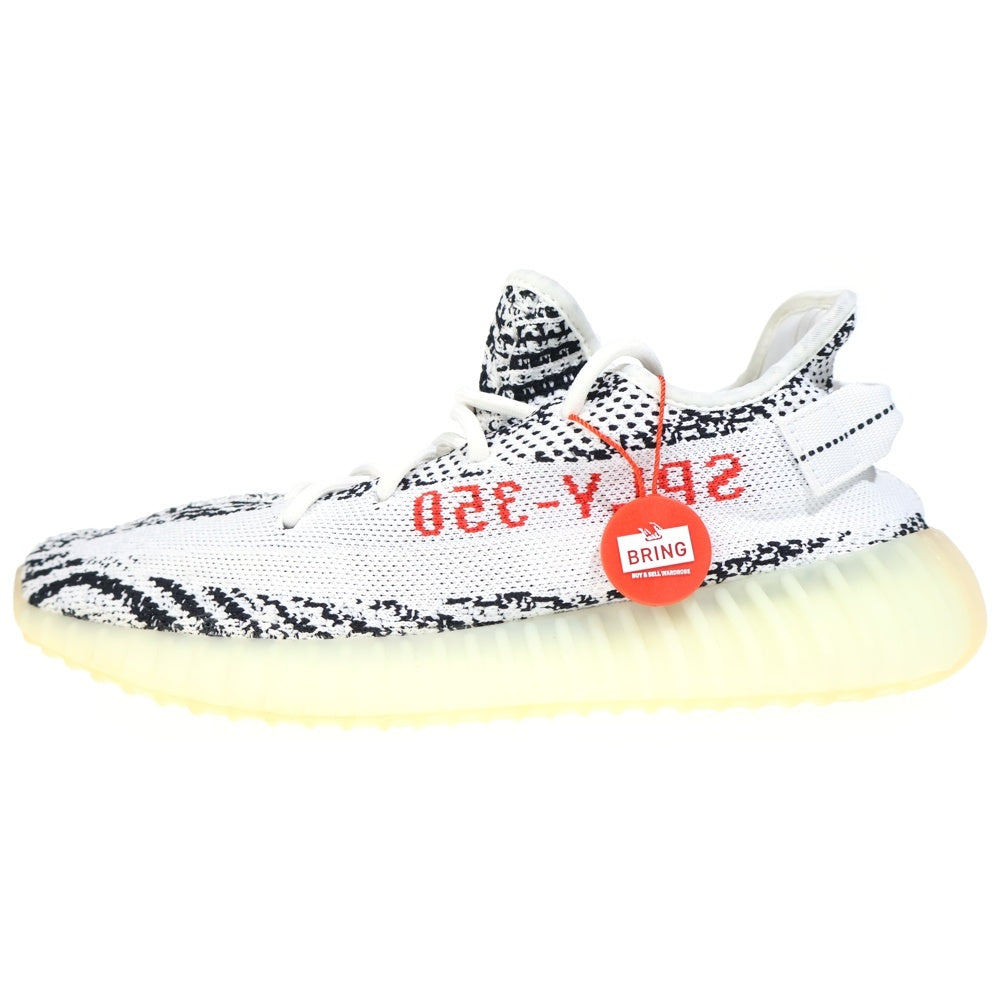 adidas(アディダス) YEEZY BOOST 350 V2 ZEBRA イージーブースト ゼブラ ローカットスニーカー ホワイト/ブラック US9/27cm CP9654