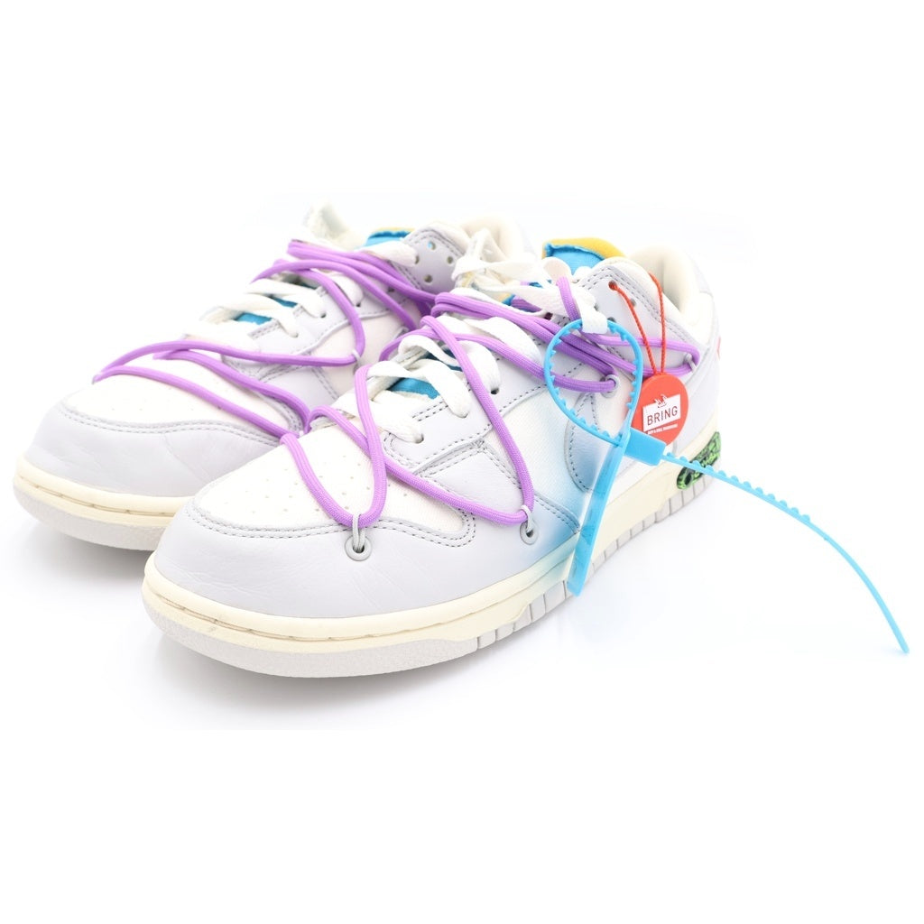 NIKE(ナイキ) ×OFF WHITE DUNK LOW オフホワイト ダンク ローカットスニーカー マルチカラー US9/27cm DM1602-125
