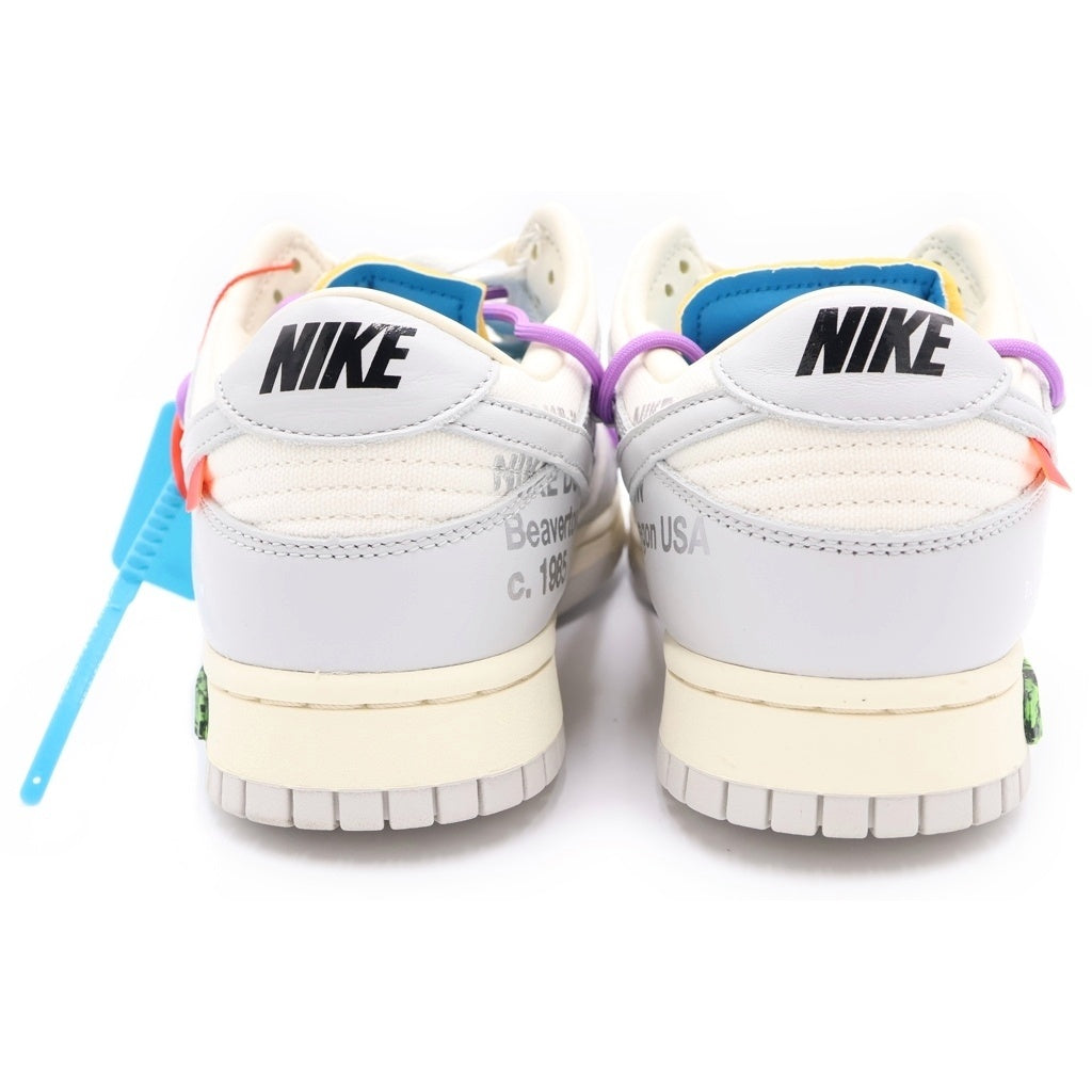 NIKE(ナイキ) ×OFF WHITE DUNK LOW オフホワイト ダンク ローカットスニーカー マルチカラー US9/27cm DM1602-125