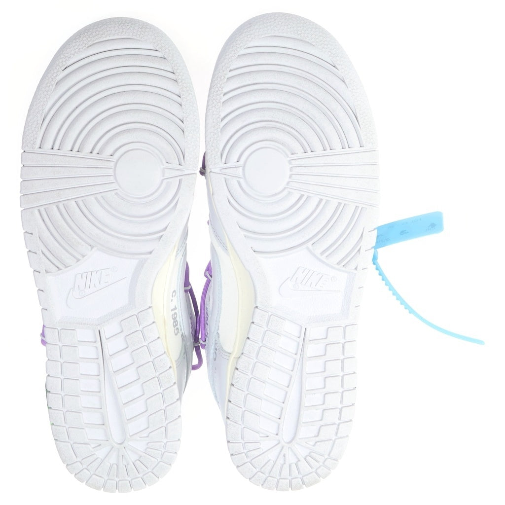NIKE(ナイキ) ×OFF WHITE DUNK LOW オフホワイト ダンク ローカットスニーカー マルチカラー US9/27cm DM1602-125