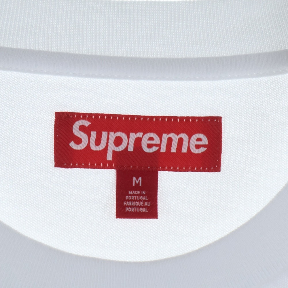 SUPREME(シュプリーム) 23AW Classic Logo Tee クラシック ロゴ クルーネック 半袖Tシャツ カットソー ホワイト
