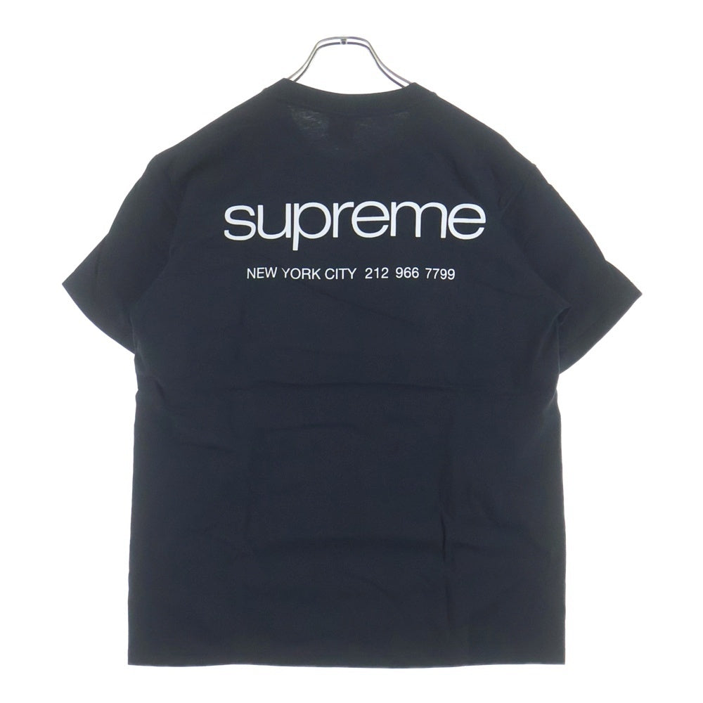 SUPREME(シュプリーム) 23AW NYC Tee ニューヨーク シティ プリント クルーネック 半袖Tシャツ カットソー ブラック