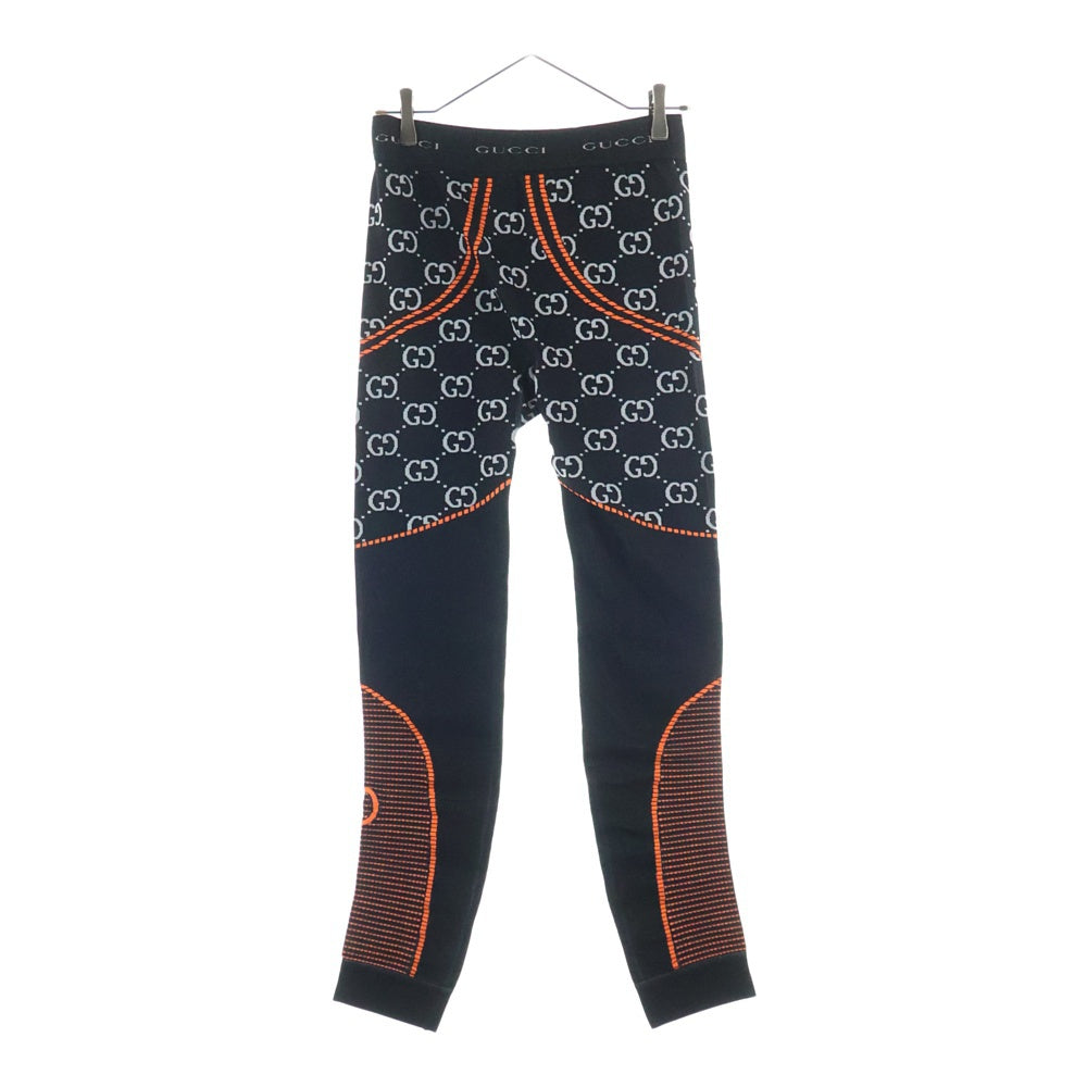 GUCCI(グッチ) GGジャカード ジャージー レギンス パンツ ブラック レディース 689203 XJEFV