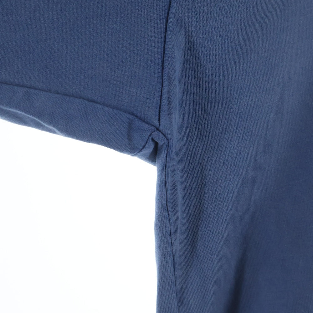 BALENCIAGA(バレンシアガ) バックロゴ ヴィンテージ加工 長袖Tシャツ カットソー ブルー 772208 TPVU4