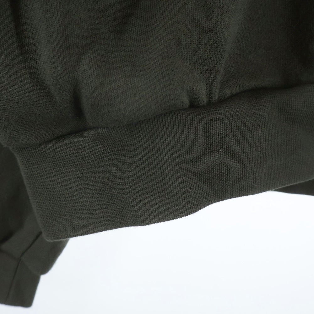 FEAR OF GOD ESSENTIALS(フィアオブゴッド エッセンシャルズ) ナイロン/フリースドッキング プルオーバーパーカー ブラック/カーキ