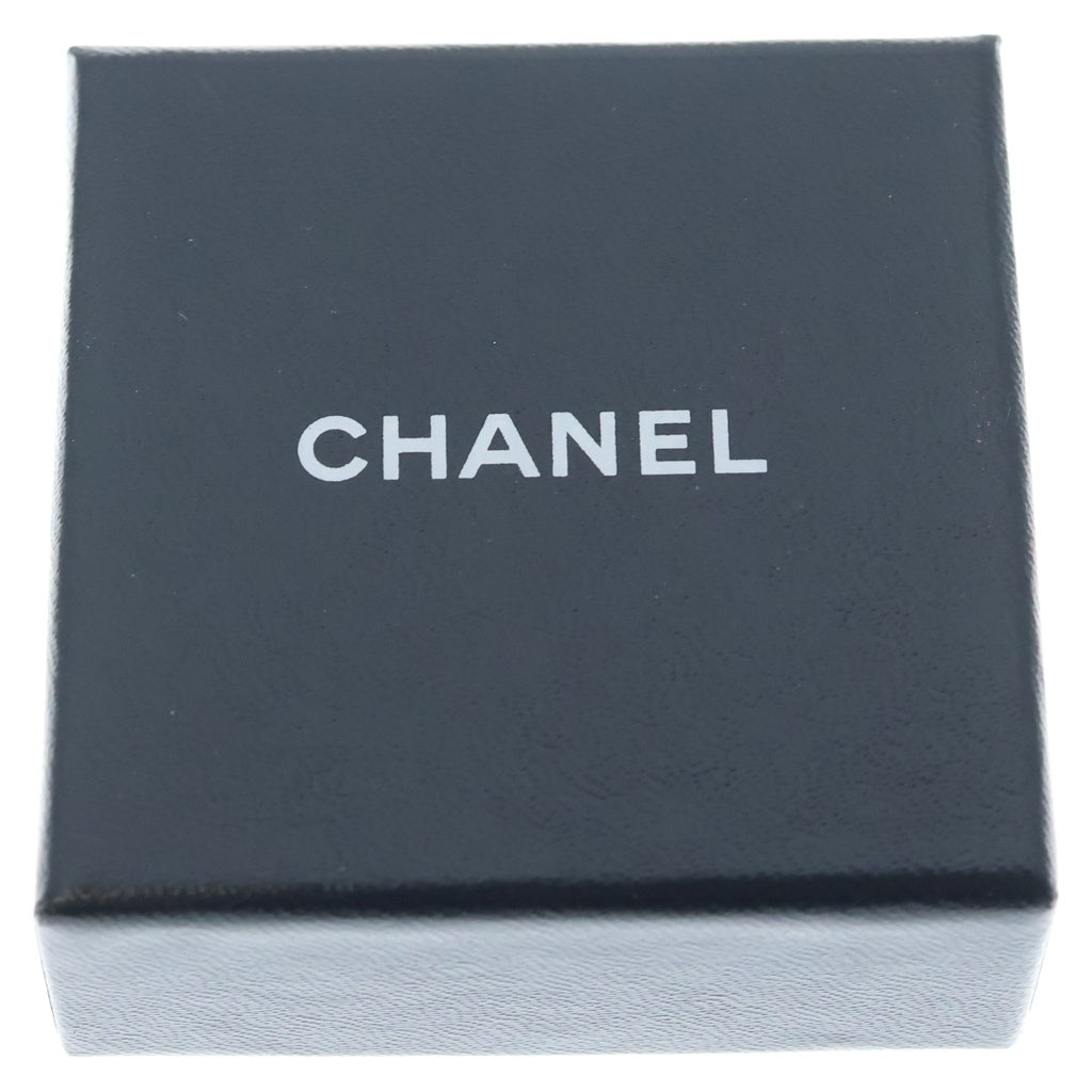 CHANEL(シャネル) ココマーク ラインストーン フープピアス シルバー レディース