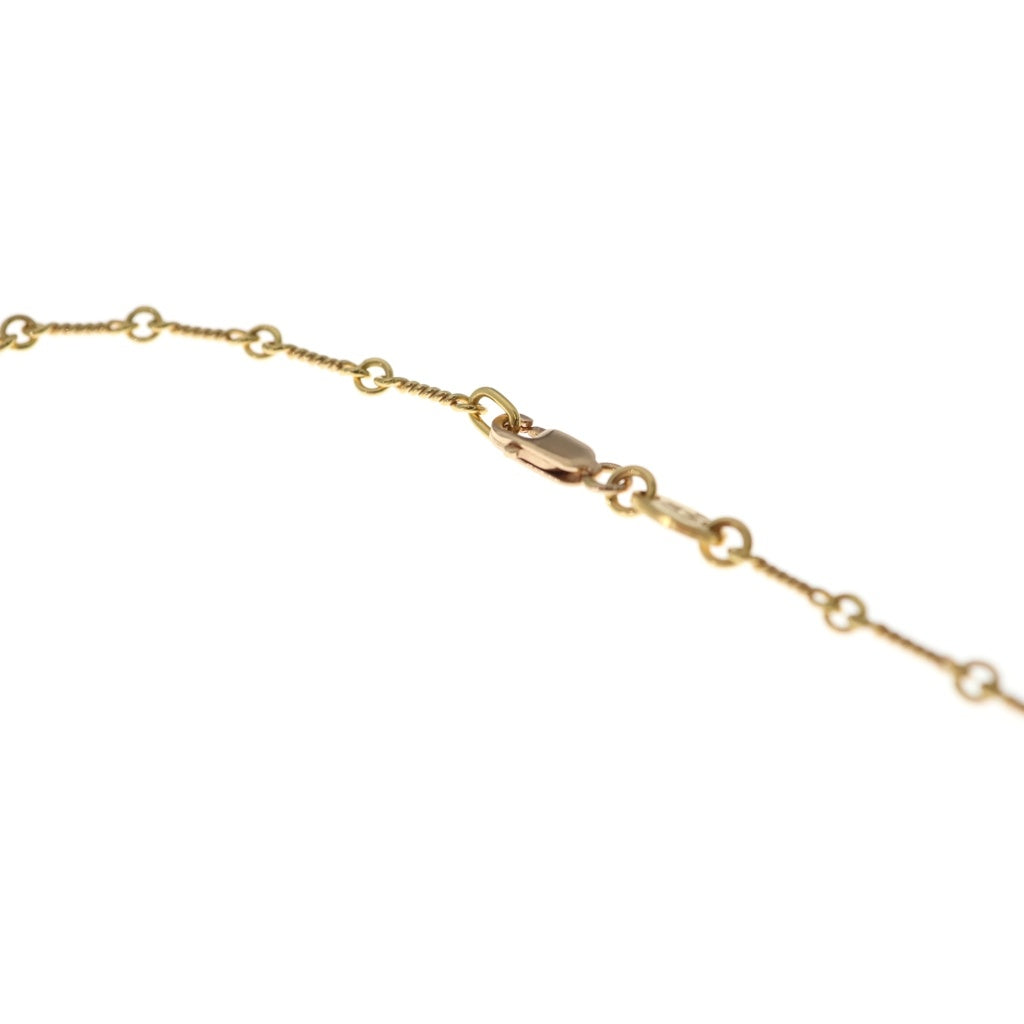 CHROME HEARTS(クロムハーツ) 22K NECKCHAIN T18 ツイストチェーンネックレス 18inch ゴールドBCA014