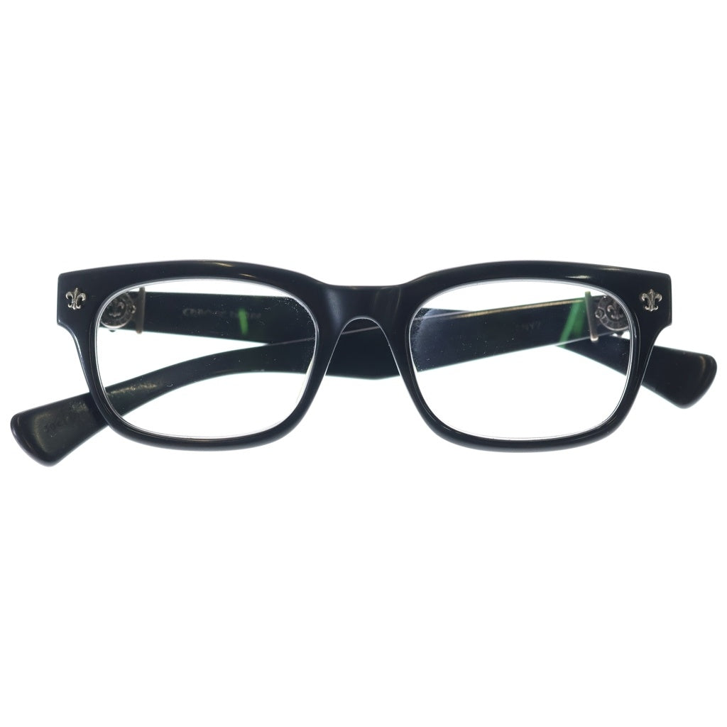 CHROME HEARTS(クロムハーツ) GITTIN ANY？ BSフレアテンプル ウェリントン サングラス 眼鏡 ブラック ケース