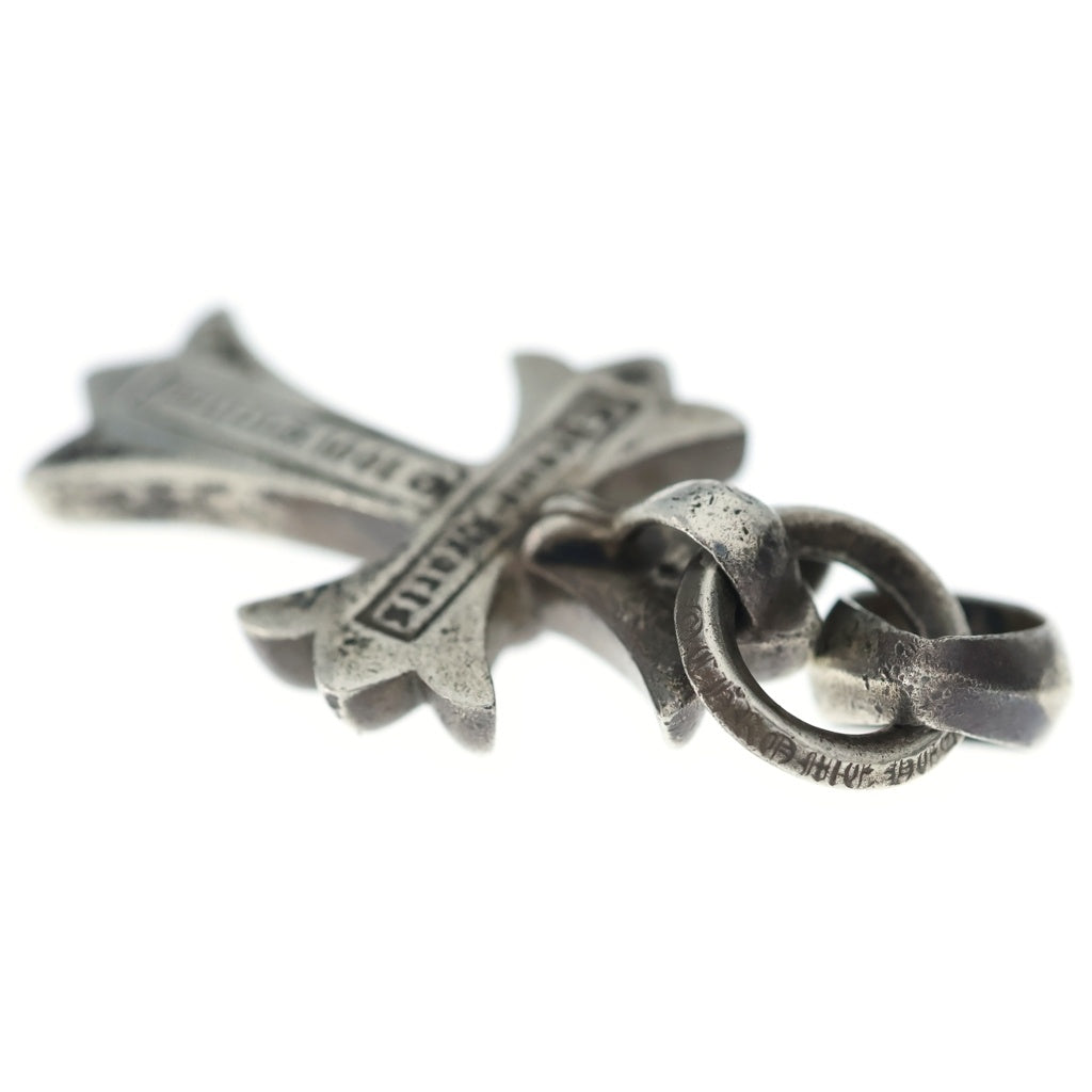 CHROME HEARTS(クロムハーツ) CH CRS SML W/BALE Wベイル スモールCHクロス ペンダントトップ シルバー BCA218