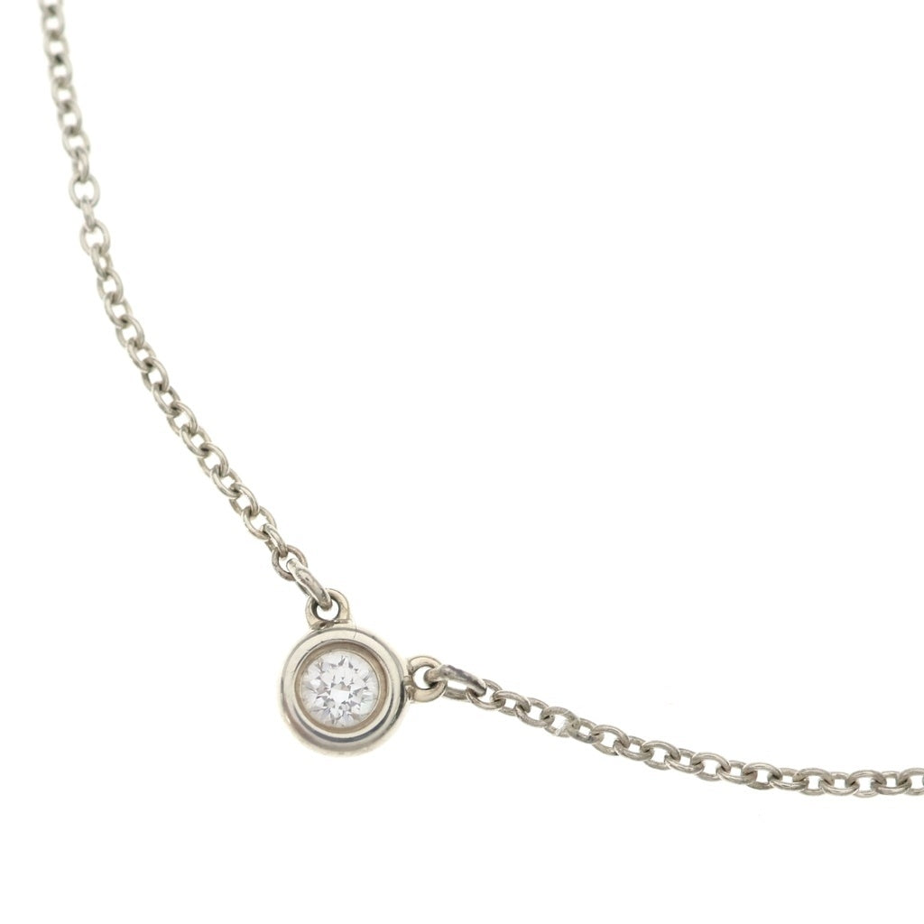 TIFFANY & Co.(ティファニー) バイザヤード ネックレス 1PD ダイヤモンド SV925 シルバー レディース