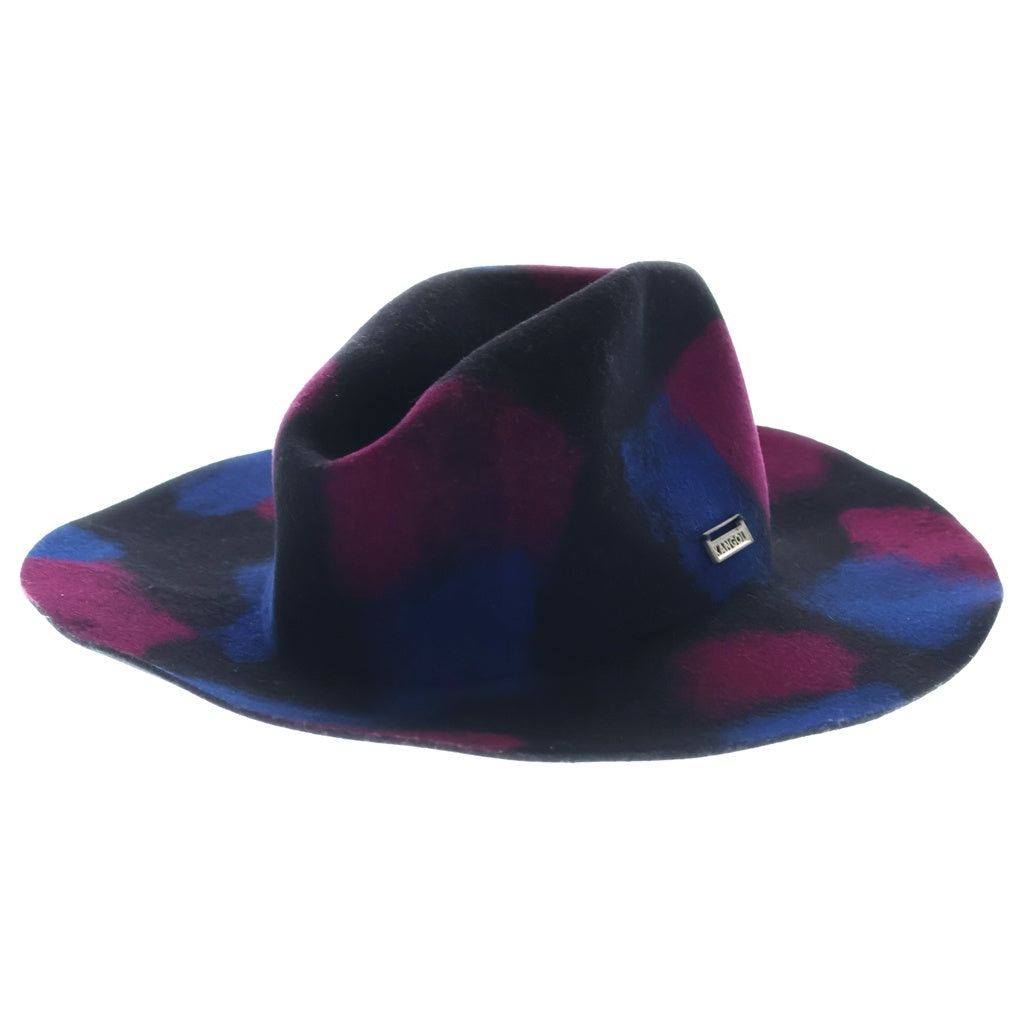 KANGOL(カンゴール) CRAYON TRILBY クレヨントリルビー ウール フェルト ハット 帽子 マルチカラー ブラック/レッド/ブルー レディース