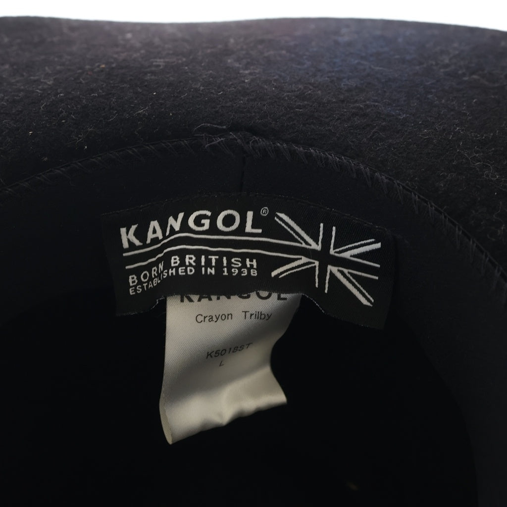 KANGOL(カンゴール) CRAYON TRILBY クレヨントリルビー ウール フェルト ハット 帽子 マルチカラー ブラック/レッド/ブルー レディース