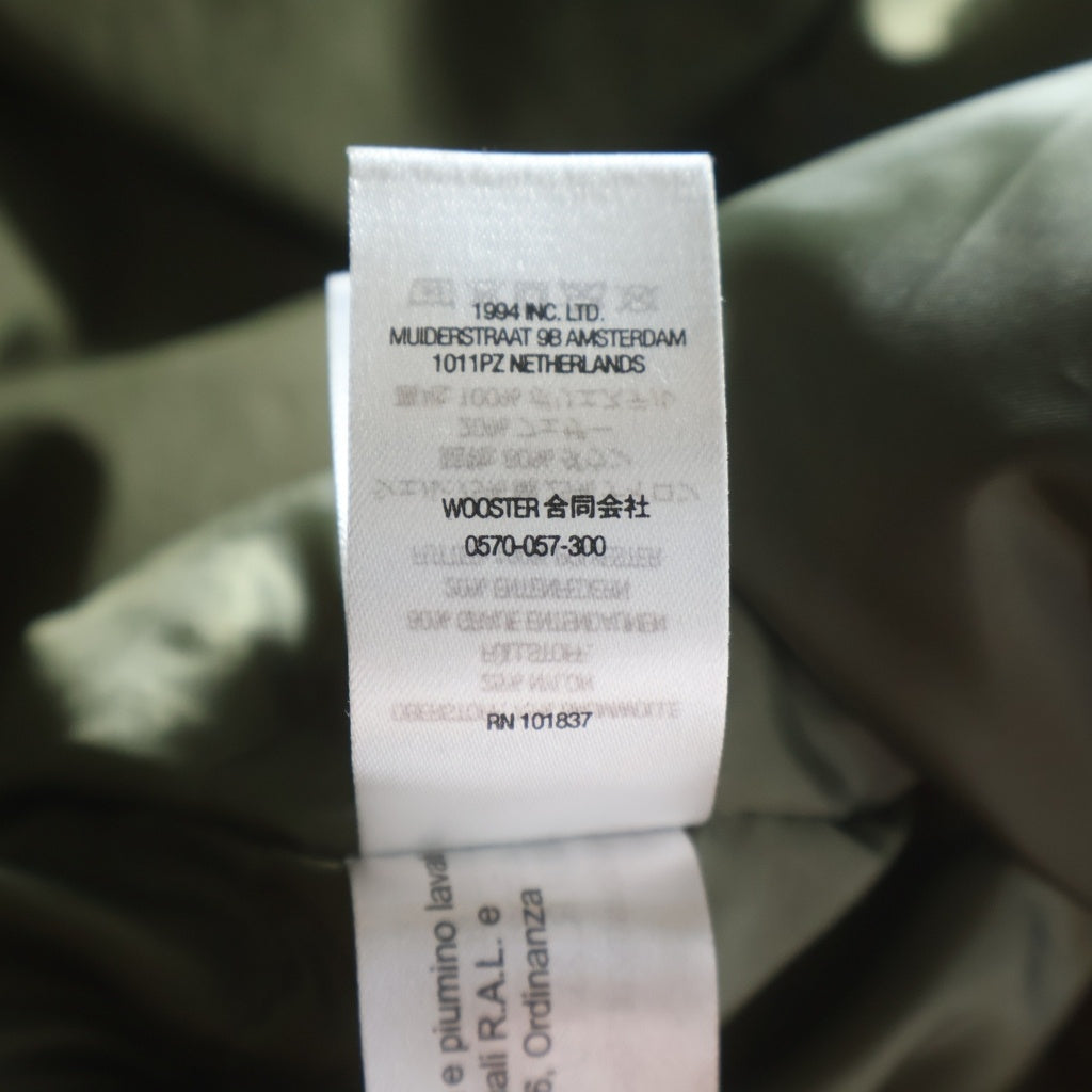 SUPREME(シュプリーム) 22SS Hooded Down Pullover プリントロゴ フーデッドダウンジャケット アノラック カーキ