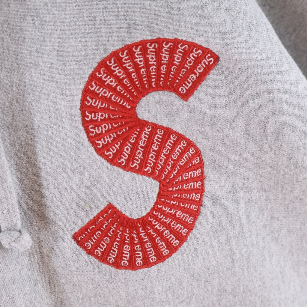 SUPREME(シュプリーム) 20AW S Logo Hooded Sweatshirt Sロゴ スウェットプルオーバーパーカー グレー