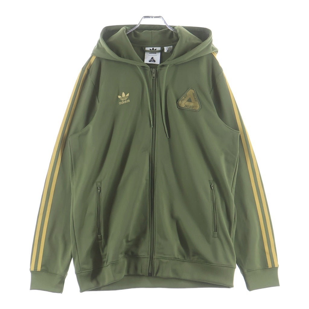 Palace Skateboards(パレススケートボーズ) ×ADIDAS FIREBIRD TRACK JACKET パレス 刺繍ロゴ フーデッド トラックジャケット カーキ IJ9805