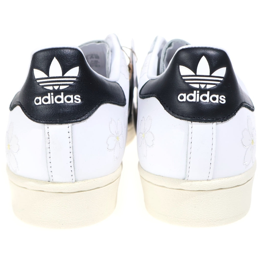adidas(アディダス) SUPERSTAR HANAMI IG9648 スーパースター 花見 刺繍ロゴ ローカットスニーカー ホワイト/ブラック US9.5/27.5cm