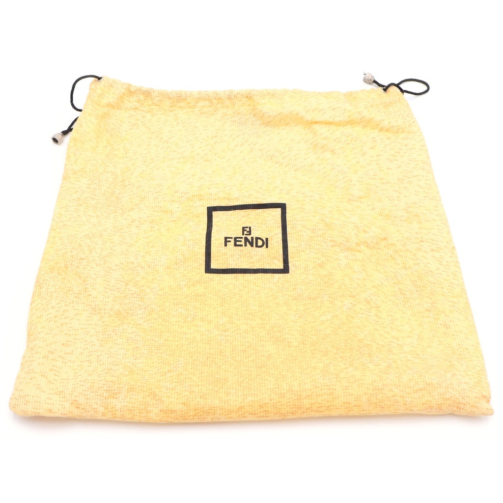 FENDI(フェンディ) ズッカ柄 ビーズ刺繍 マンマバケット ハンドバッグ ブラウン 2373 26421 008 レディース