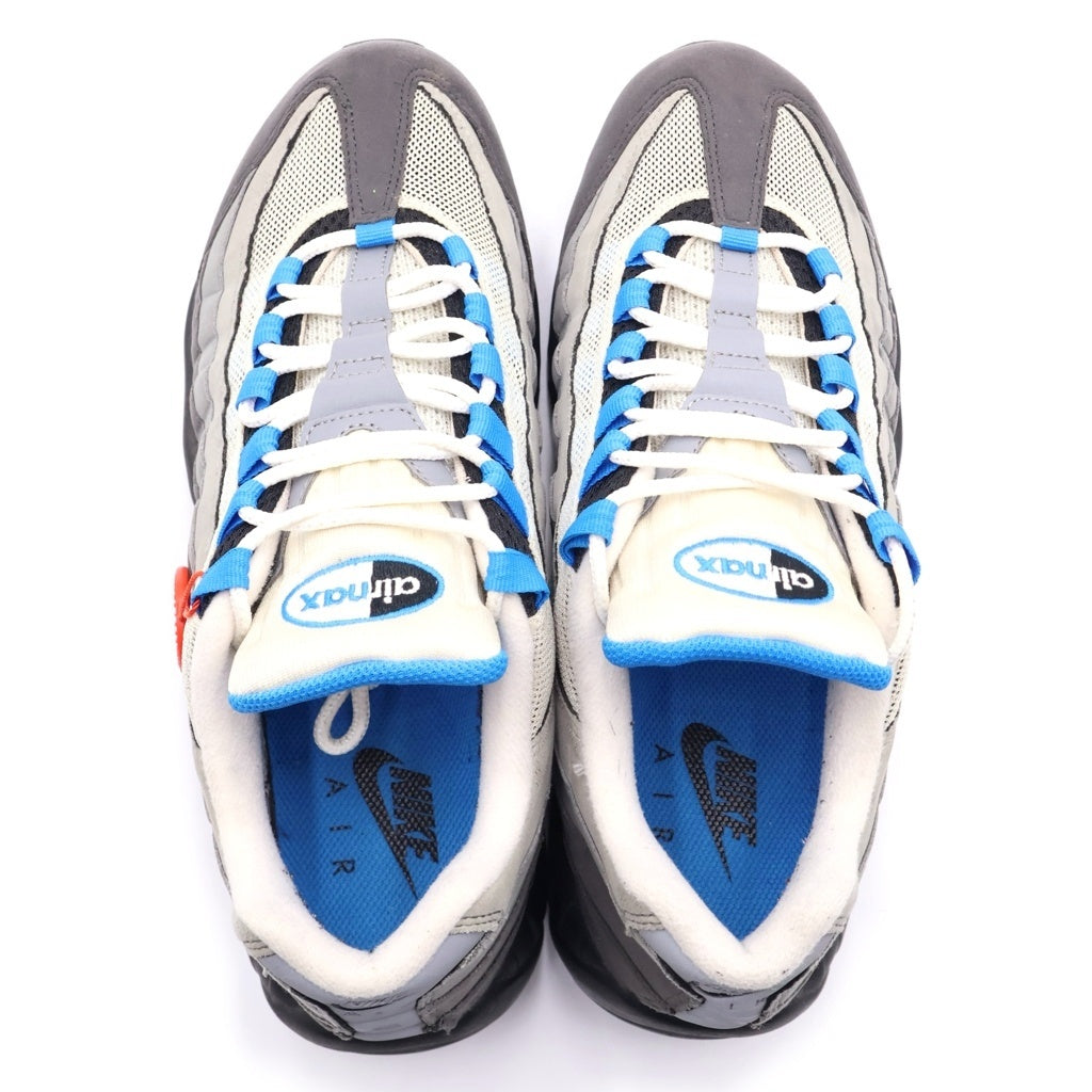 NIKE(ナイキ) AIR MAX 95 CRYSTAL BLUE エアマックス95 クリスタルブルー ローカットスニーカー US10/28cm AT8696-100 箱