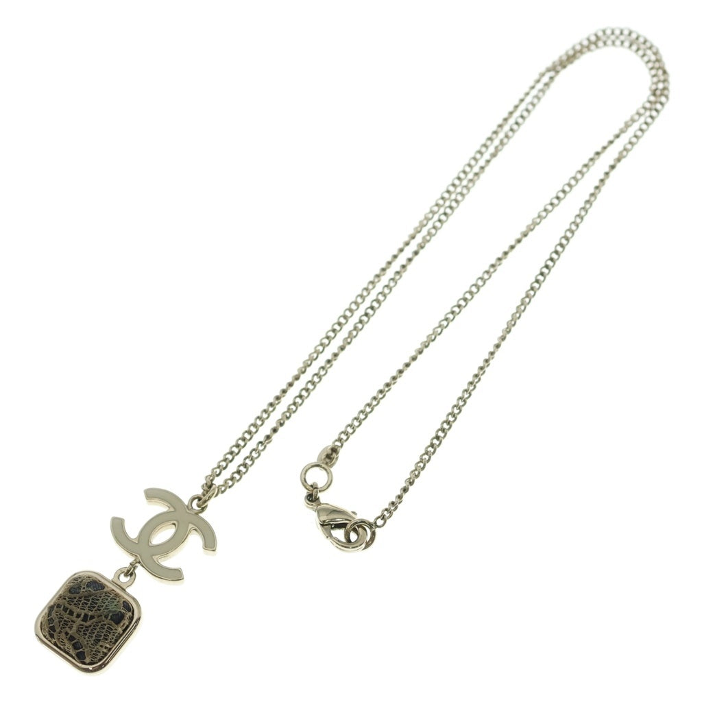 CHANEL(シャネル) ココマーク ネックレス GP ゴールド×ホワイト 06A レディース