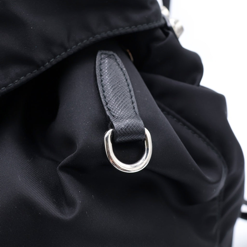 PRADA(プラダ) スタッズ バックパック リュックサック ブラック ナイロン1BZ811 1BZ811 レディース