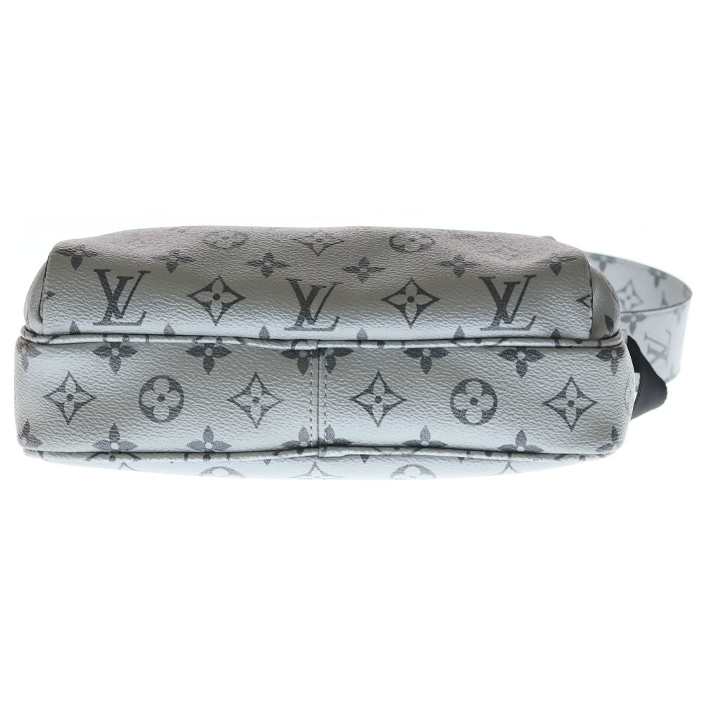LOUIS VUITTON(ルイヴィトン) モノグラムリフレクト メッセンジャーPM ショルダーバッグ シルバー レザー M43859 シルバー金具 レディース