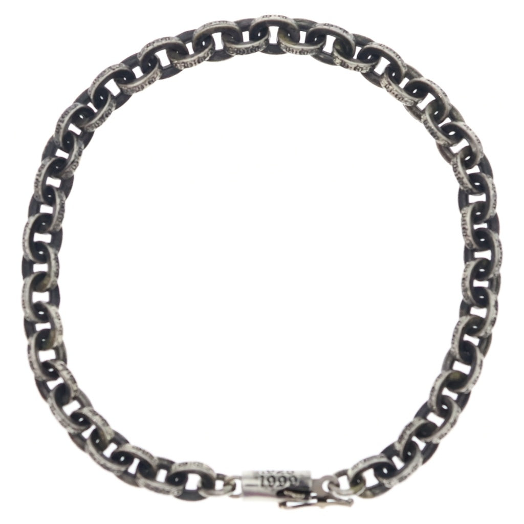 CHROME HEARTS(クロムハーツ) PAPER CHAIN 7 ペーパーチェーン ブレスレット シルバー BCA178