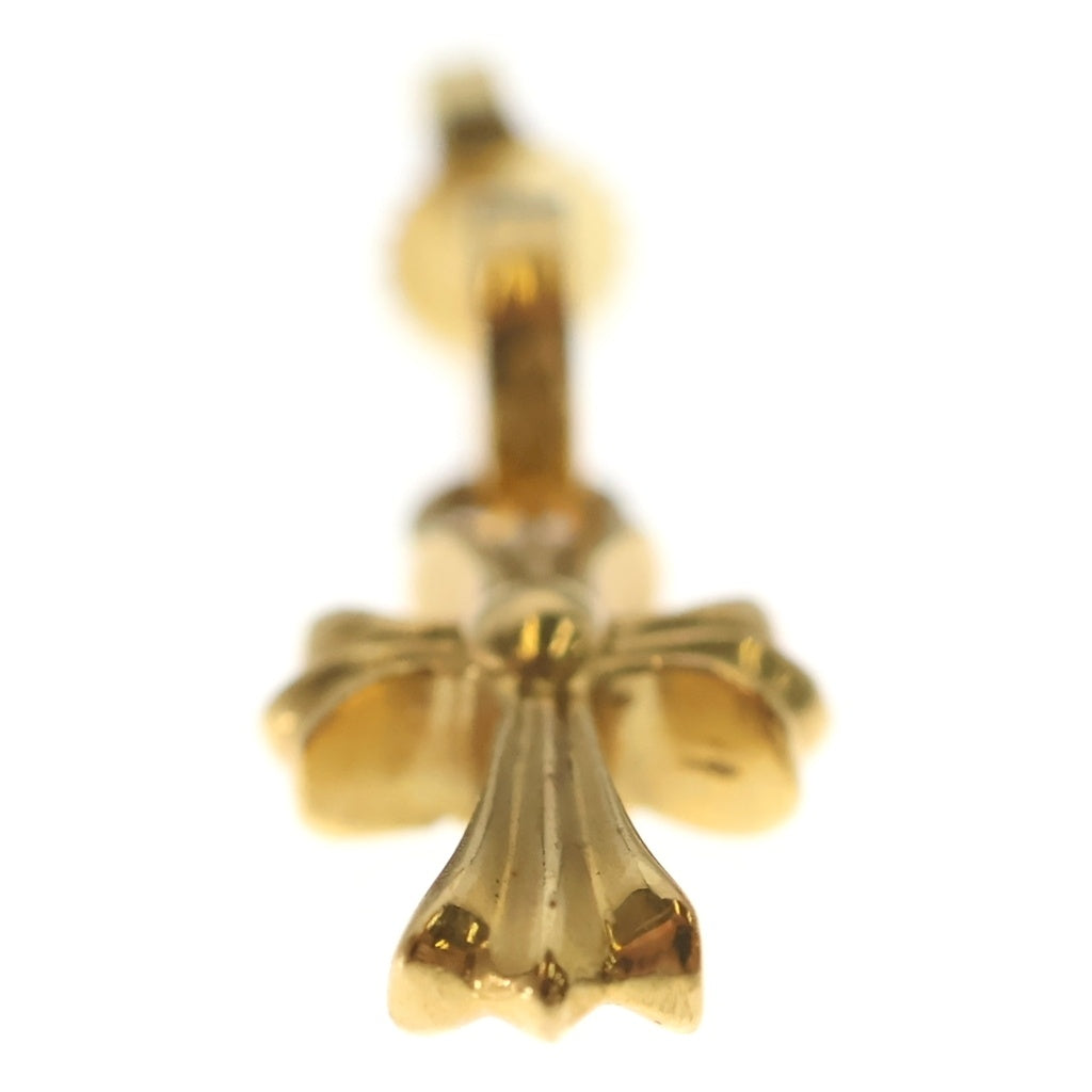 CHROME HEARTS(クロムハーツ) 22K BBY F PPRCHN ベイビーファットクロス ドロップピアス ゴールド
